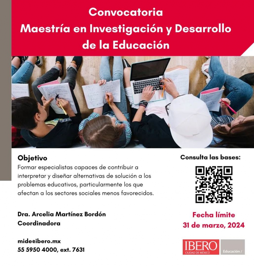 Maestría en Investigación y Desarrollo de la Educación