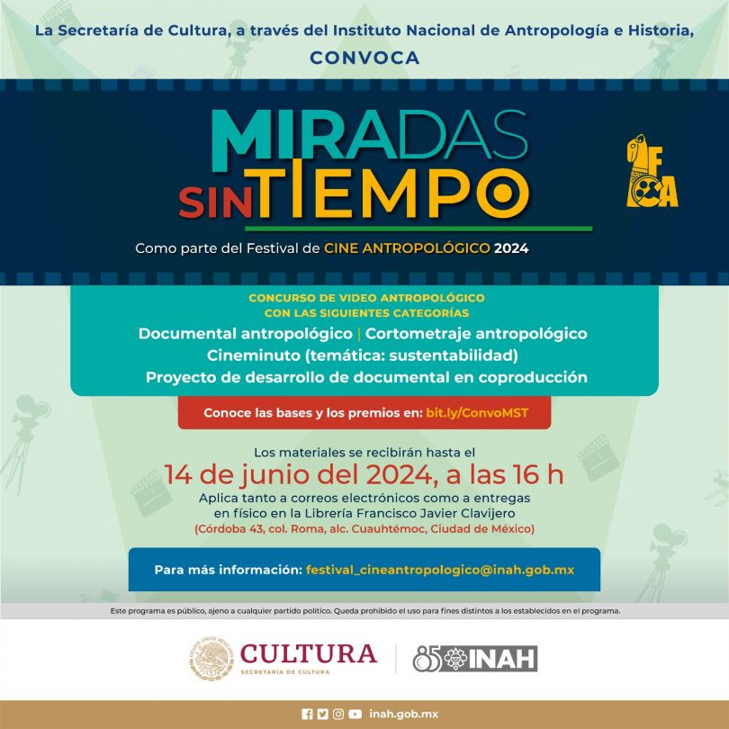 Concurso de Cine Antropológico Miradas sin tiempo 2024