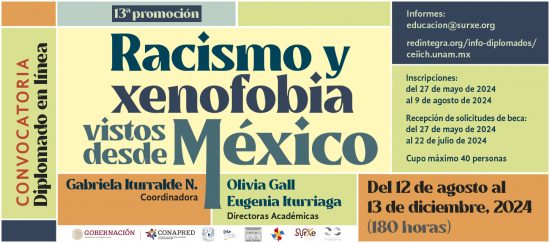 Racismo y xenofobia vistos desde México (13ª promoción)