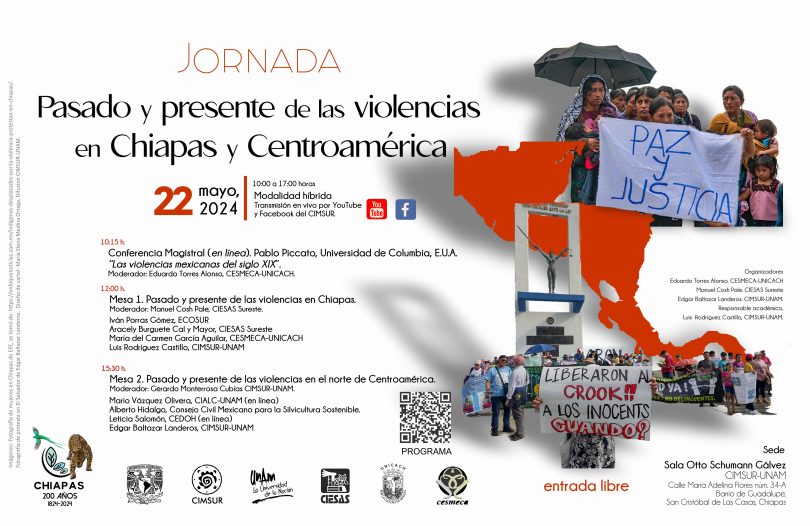 Presente y pasado de las violencias en Chiapas y Centroamérica