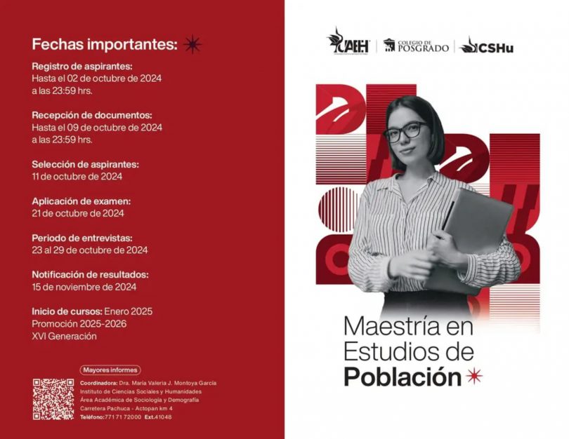 Maestría en Estudios de Población