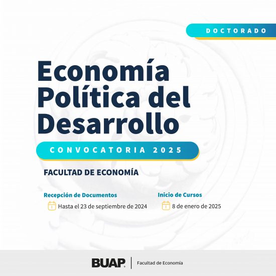 Doctorado en Economía Política del Desarrollo