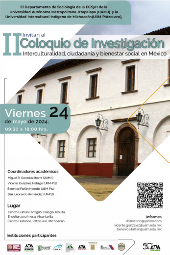 II Coloquio sobre Interculturalidad, ciudadanía y bienestar social en México