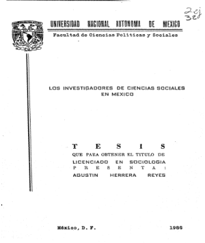 Los investigadores de Ciencias Sociales en México