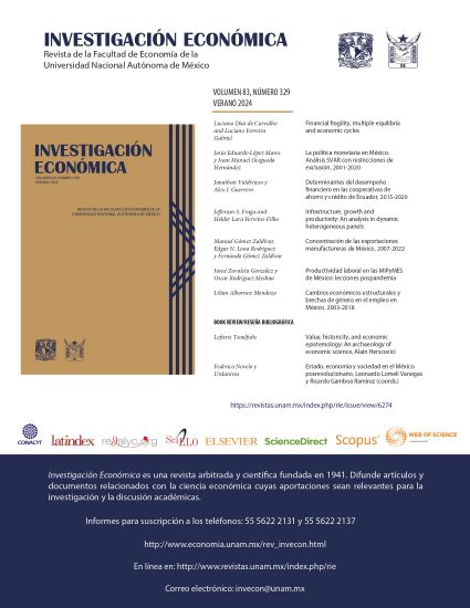 Investigación Económica, núm. 329