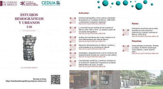 Estudios Demográficos y Urbanos, vol. 39, núm. 2