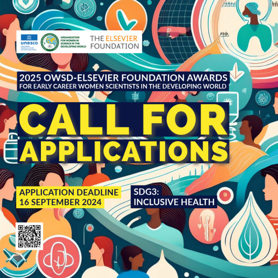 2025 OWSD-Elsevier Foundation Awards