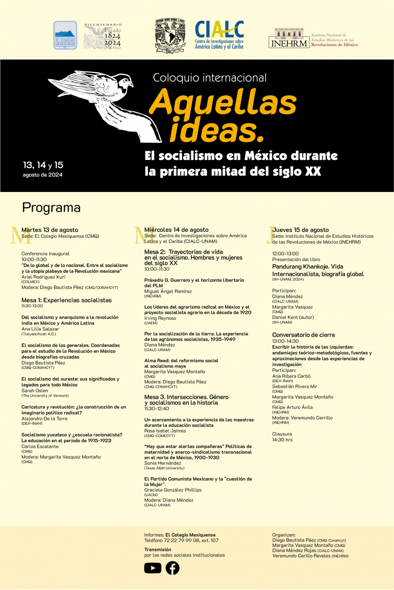Coloquio internacional Aquellas ideas