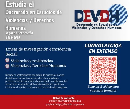 Doctorado en Estudios de Violencias y Derechos Humanos