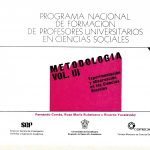 Metodología Vol. III Experimentación y observación en las Ciencias Sociales
