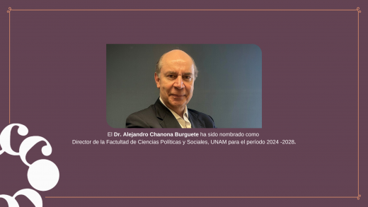 COMECSO felicita al Dr. Alejandro Chanona Burguete