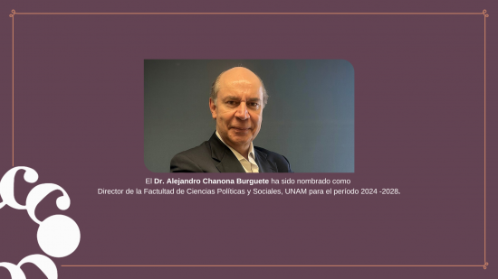COMECSO felicita al Dr. Alejandro Chanona Burguete