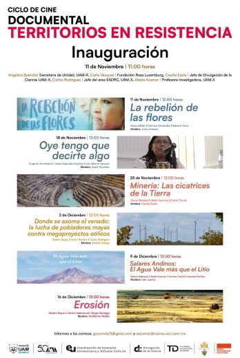 Ciclo de documentales «Territorios en resistencia»