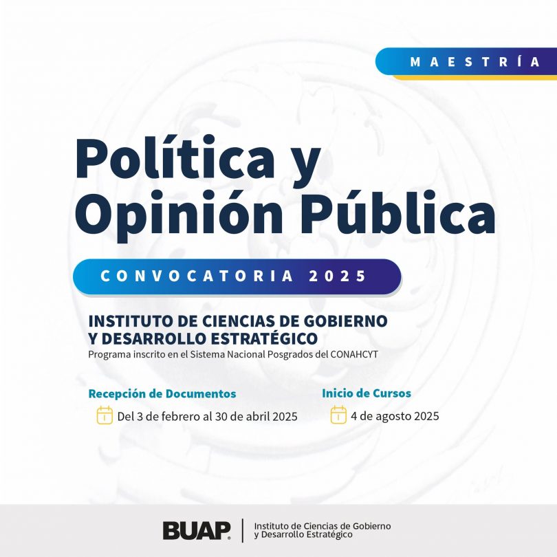 Maestría en Política y Opinión Pública