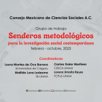 Grupo de Trabajo Senderos Metodológicos para la Investigación Social Contemporánea
