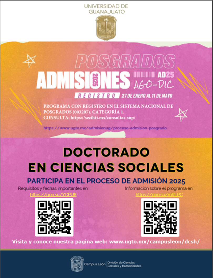 Doctorado en Ciencias Sociales