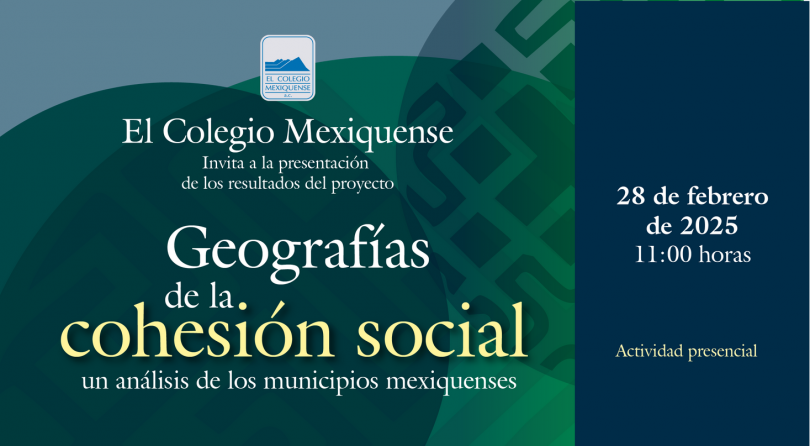 Geografías de la cohesión social un análisis de los municipios mexiquenses
