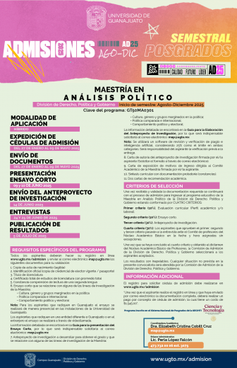 Maestría en Análisis Político