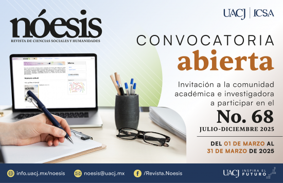 Participa en el N° 68 de la Revista Nóesis