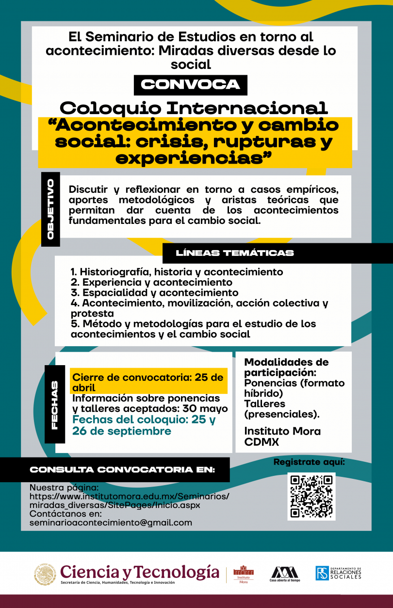Coloquio Internacional “Acontecimiento y cambio social: crisis, rupturas y experiencias”
