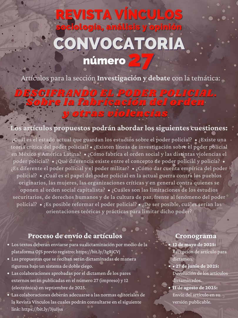 Descifrando el poder policial. Sobre la fabricación del orden y otras violencias