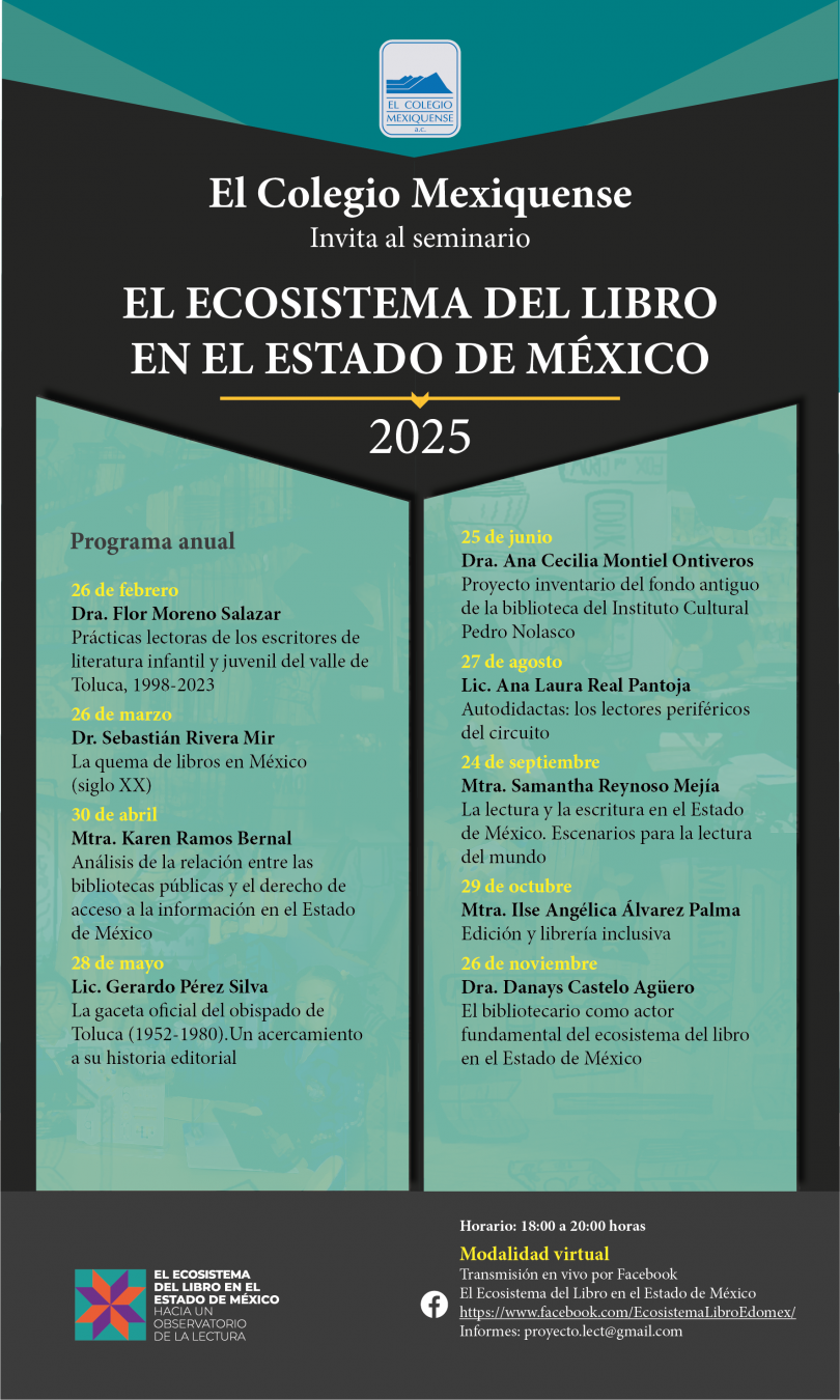 El ecosistema del libro en el Estado de México, 2025