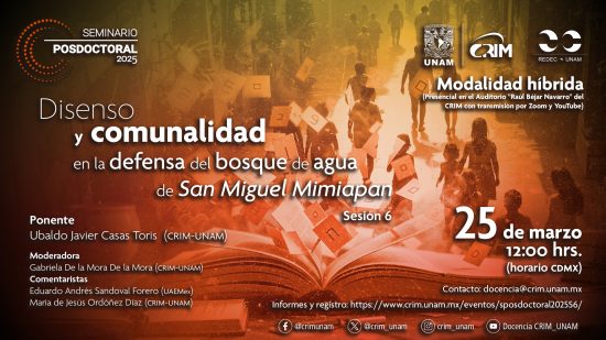 Disenso y comunalidad en la defensa del bosque de agua en San Miguel Mimiapan