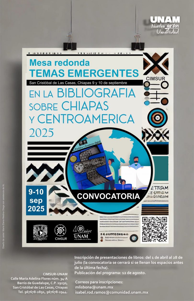 Temas emergentes en la bibliografía sobre Chiapas y Centroamérica 2025