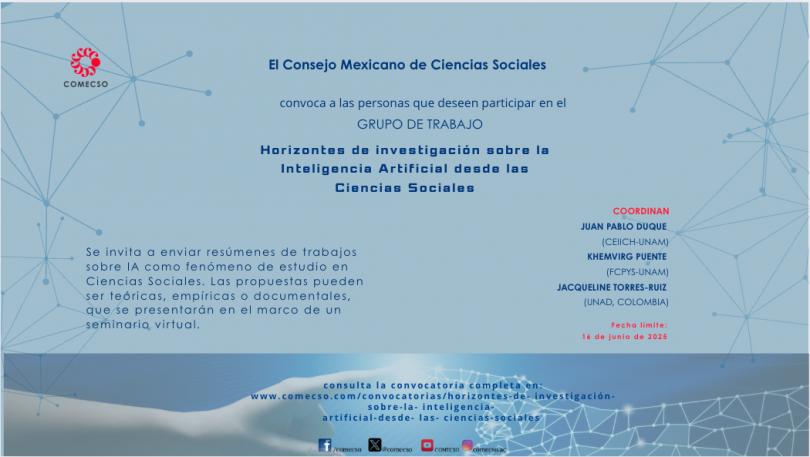 Horizontes de investigación sobre la Inteligencia Artificial desde las Ciencias Sociales