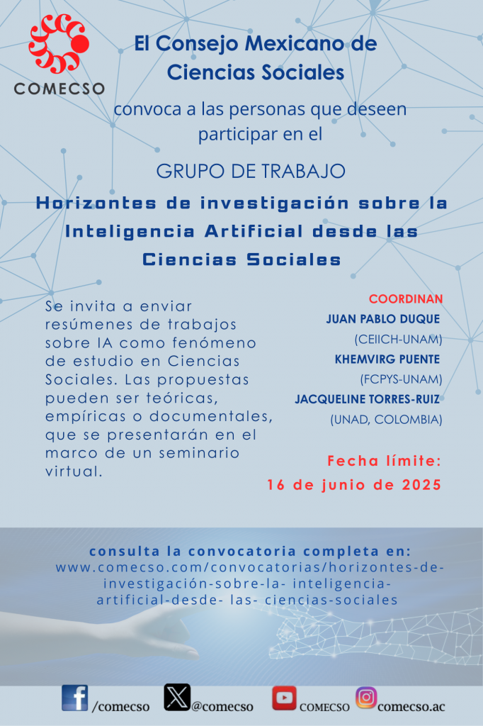Horizontes de investigación sobre la Inteligencia Artificial desde las Ciencias Sociales
