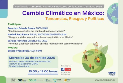 Cambio climático en México: Tendencias, riesgos y políticas