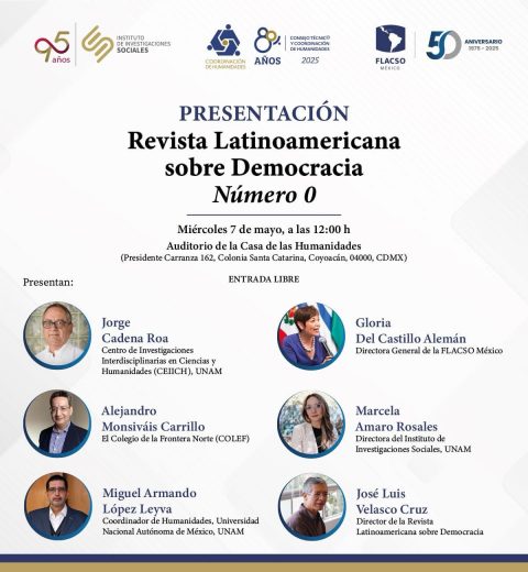 Presentación de la Revista Latinoamericana sobre Democracia, Número 0