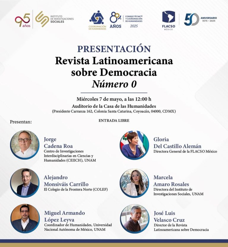 Presentación de la Revista Latinoamericana sobre Democracia, Número 0