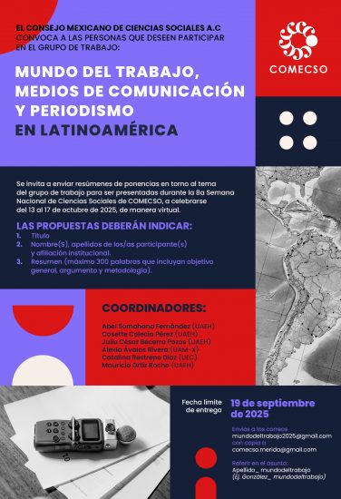 Mundo del trabajo, medios de comunicación y periodismo en Latinoamérica