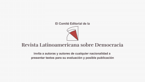 Publica en la Revista Latinoamericana sobre Democracia