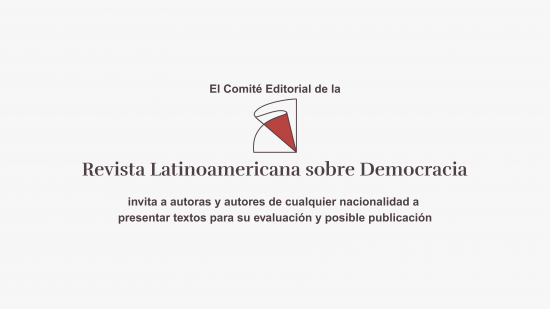 Publica en la Revista Latinoamericana sobre Democracia