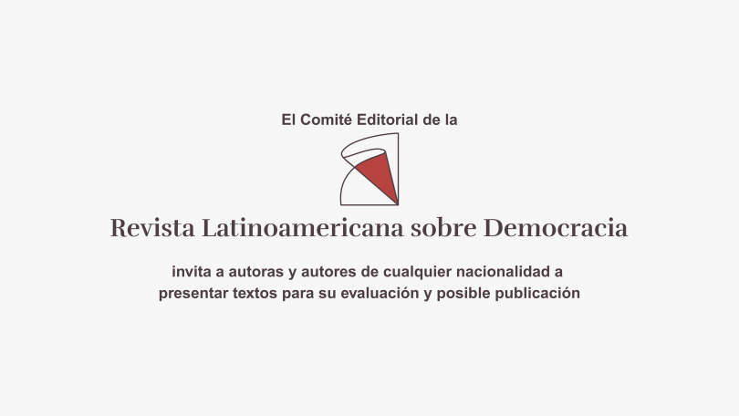Publica en la Revista Latinoamericana sobre Democracia