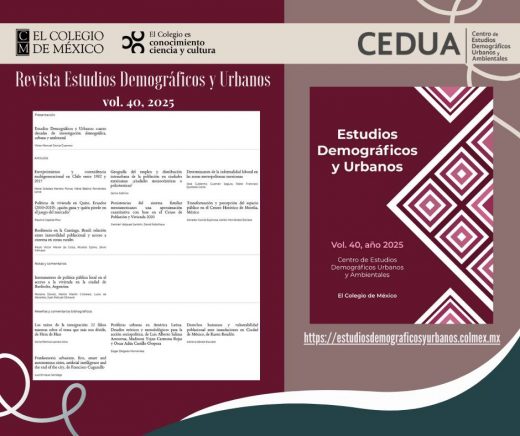 Estudios Demográficos y Urbanos, vol. 40 (2025)