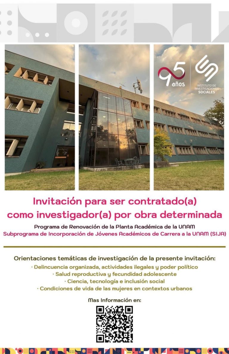 Invitación para ser contratado(a) como investigador(a) por obra determinada (SIJA)