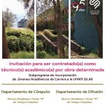 Invitación para contratación de Técnico(a) Académico(a)