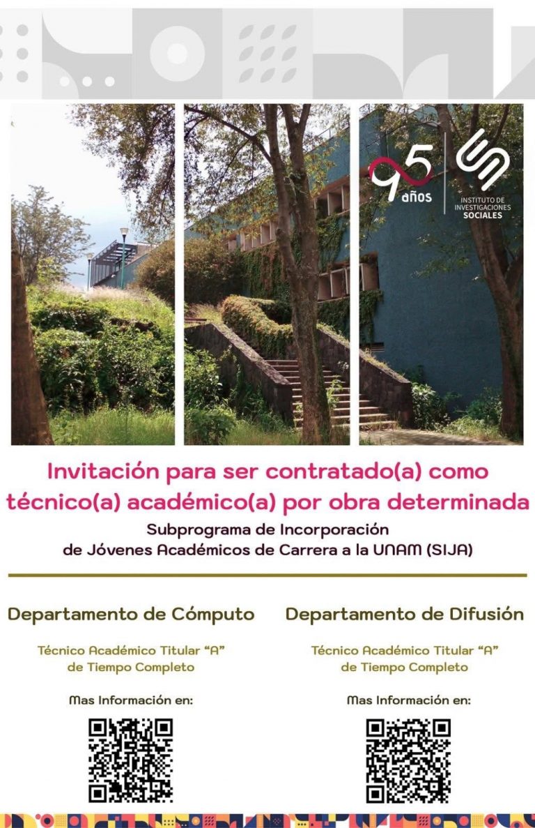 Invitación para contratación de Técnico(a) Académico(a)