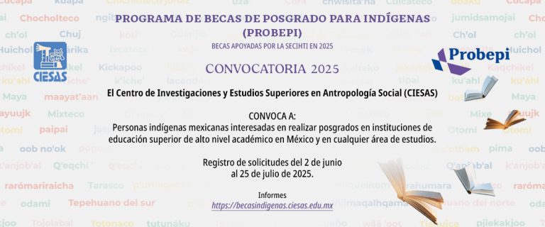 Programa de becas de posgrado para indígenas (PROBEPI)