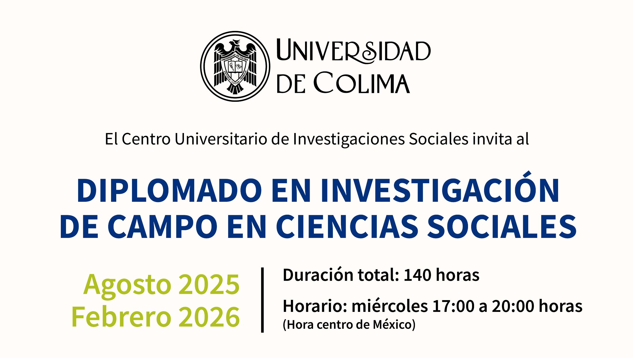 Diplomado en Investigación de Campo en Ciencias Sociales