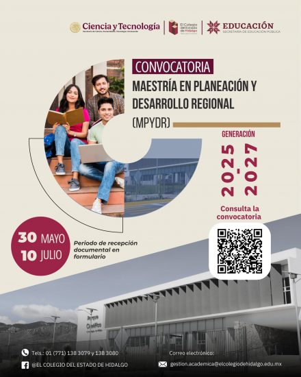Maestría en Planeación y Desarrollo Regional
