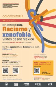 Diplomado en línea Racismo y Xenofobia vistos desde México