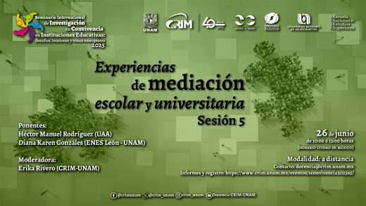 Experiencias de mediación escolar y universitaria