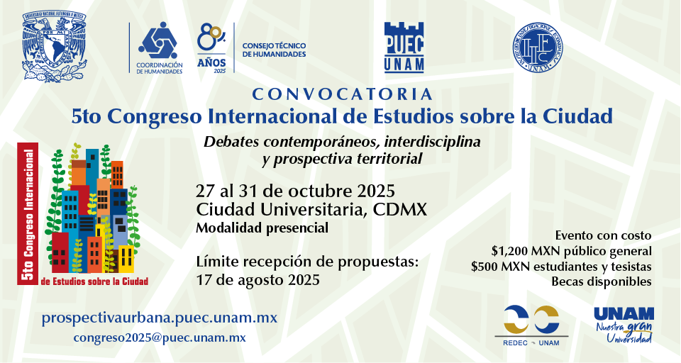 5° Congreso Internacional de Estudios sobre la Ciudad