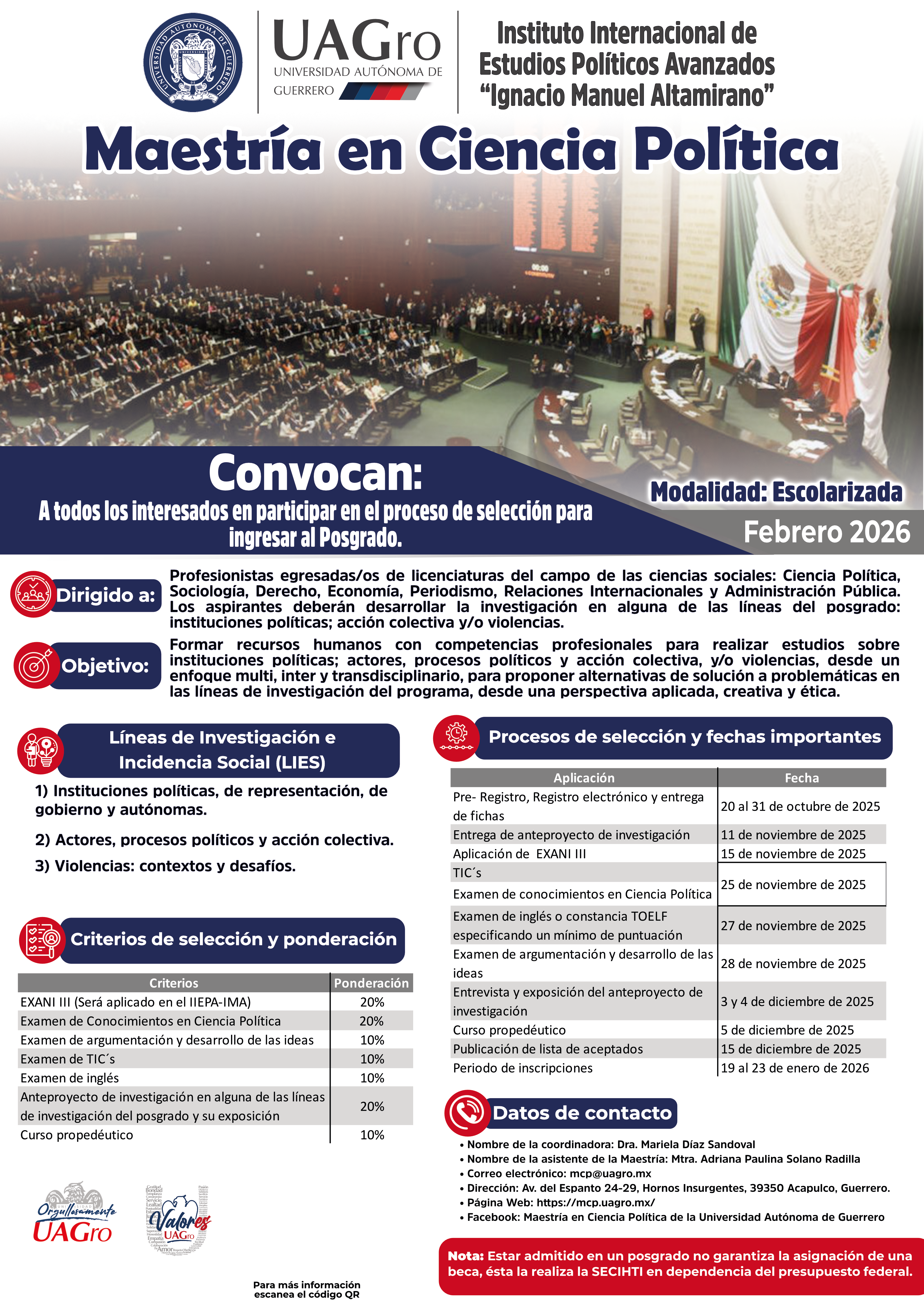 Maestría en Ciencia Política