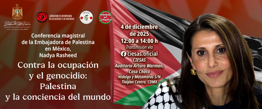 Conferencia Magistral de la Embajadora de Palestina en México, Nadheed