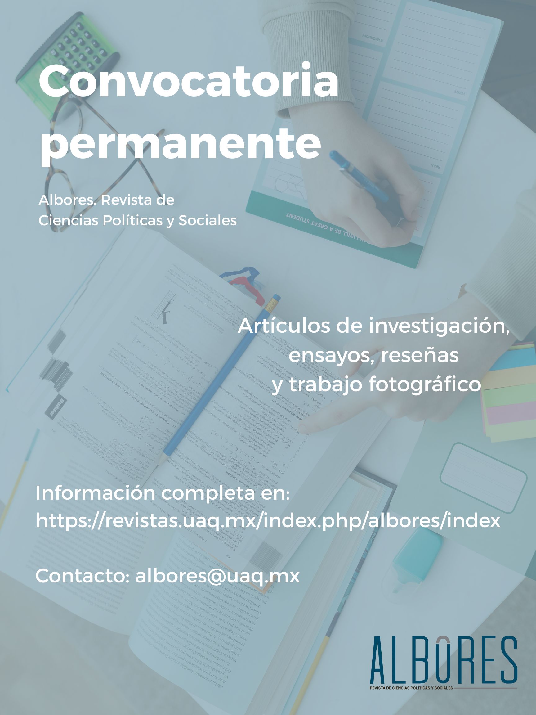 Convocatoria Permanente Revistas Albores